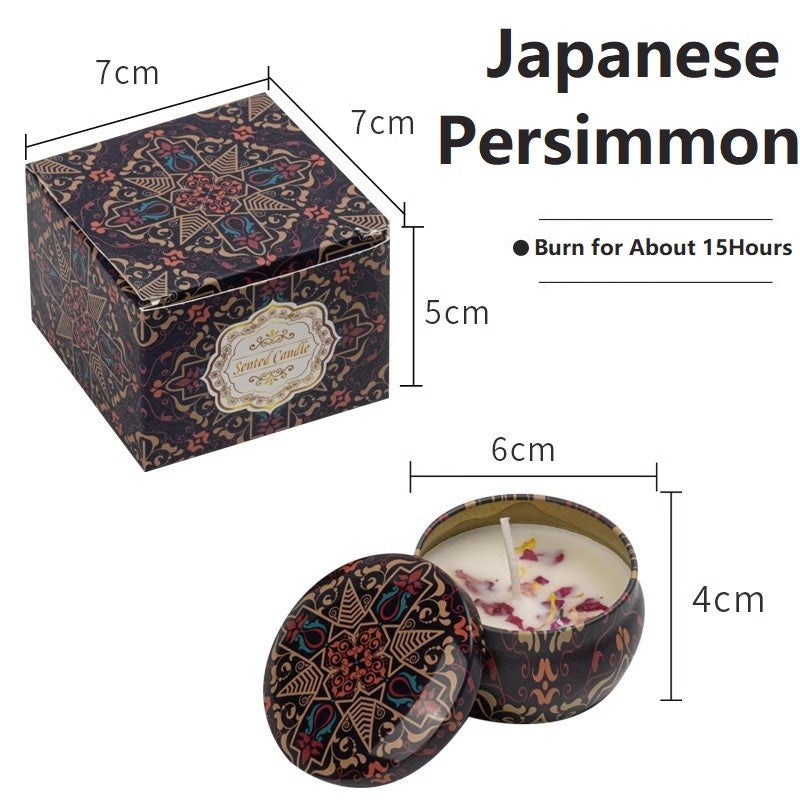Kit de Velas Perfumadas Vintage em Cera de Soja - Aromas Florais