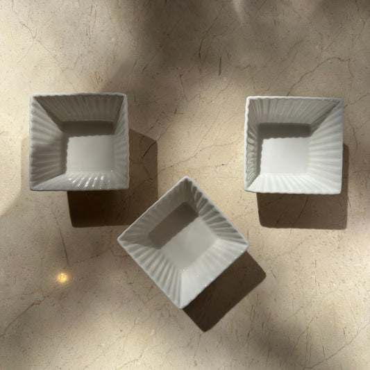 Conjunto Petisqueira Porcelana - 3pcs