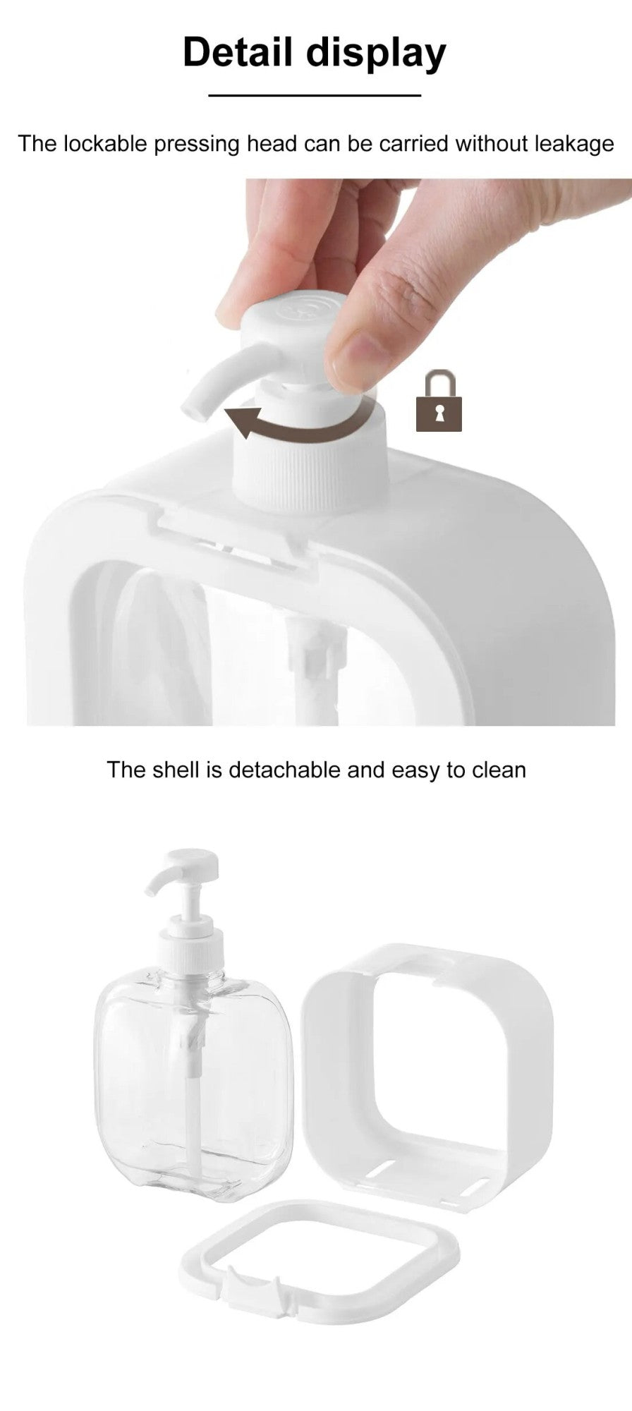 Dispenser de Sabonete Líquido — Linha Minimal