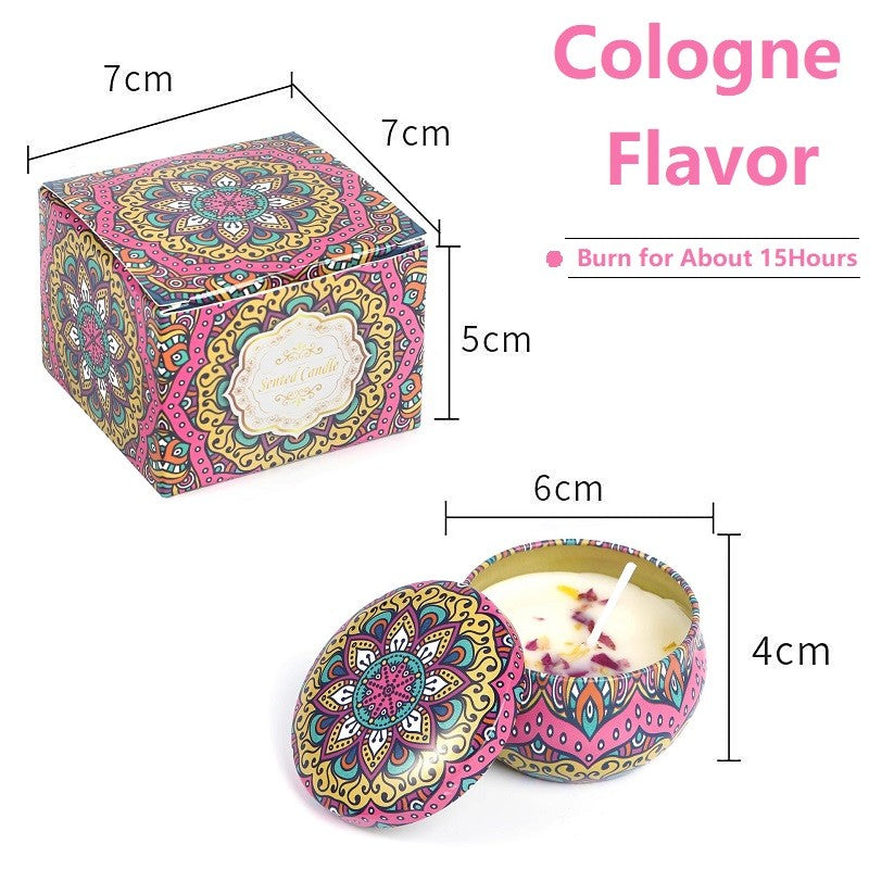 Kit de Velas Perfumadas Vintage em Cera de Soja - Aromas Florais
