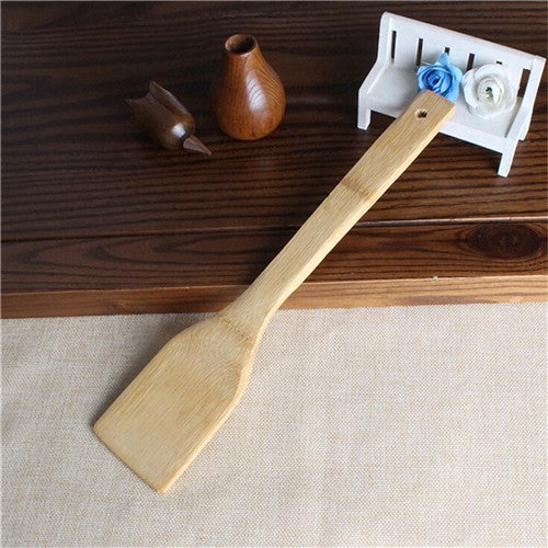 Conjunto de Utensílios de Bambu