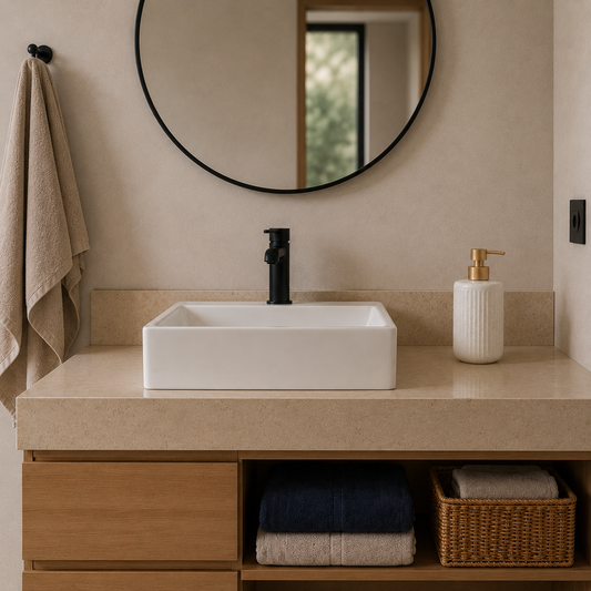 Porta Sabonete Líquido de Cerâmica Clean Branco