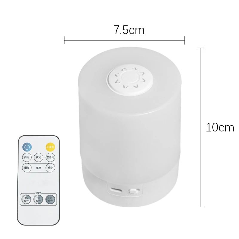 Luminária de Mesa LED Dimerizável para Cabeceira, Abajur Decorativo com Controle de Toque