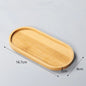 Bandeja Oval Bambu - 16,7cm
