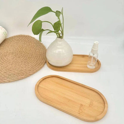 Bandeja Oval Bambu - 16,7cm
