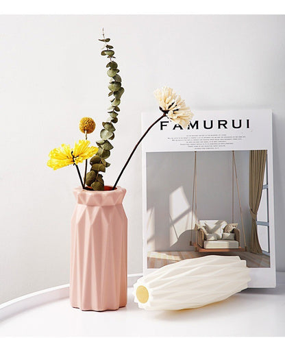 Vaso Decorativo Nórdico de Plástico