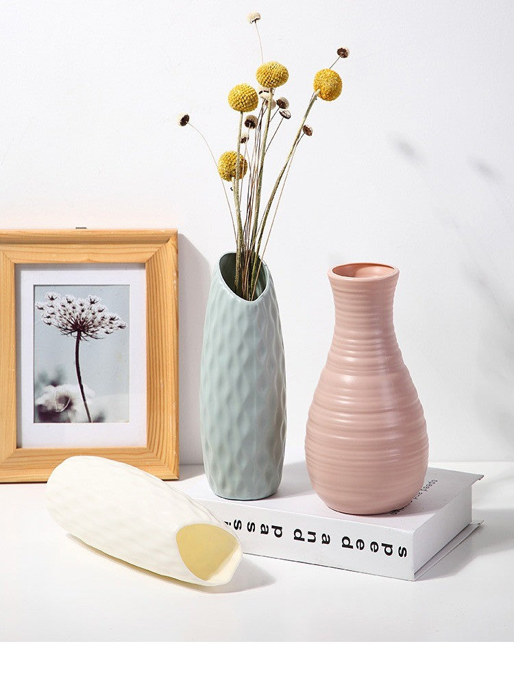 Vaso Decorativo Nórdico de Plástico