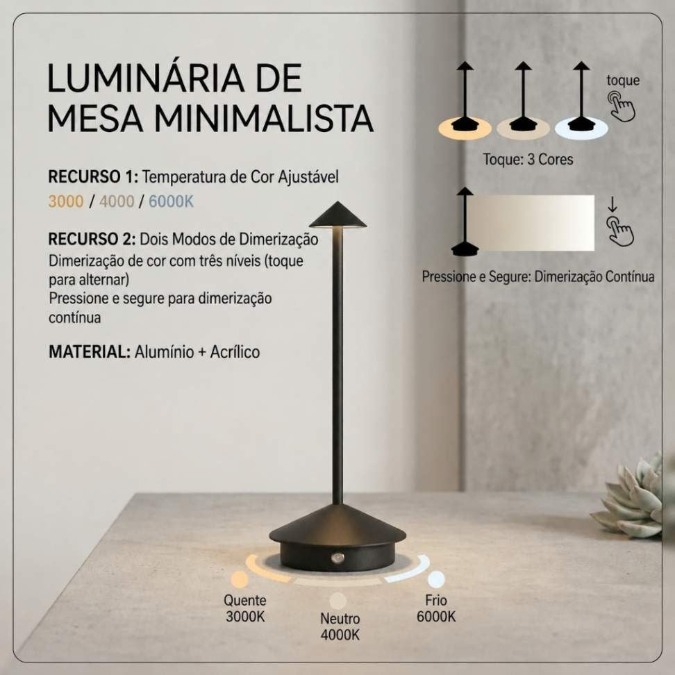 Luminária de Mesa