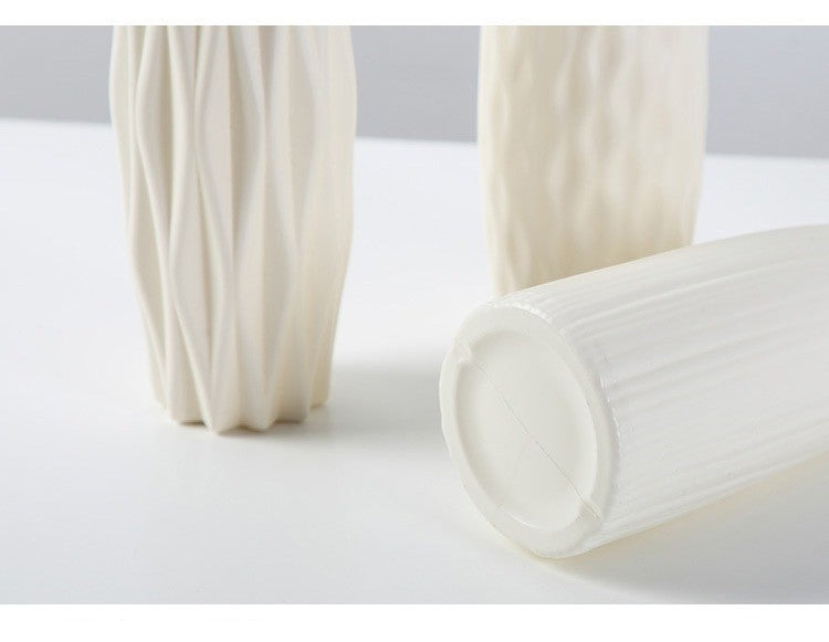 Vaso Decorativo Nórdico de Plástico