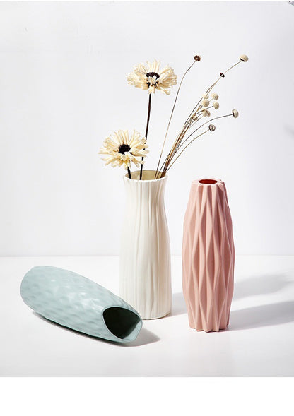 Vaso Decorativo Nórdico de Plástico
